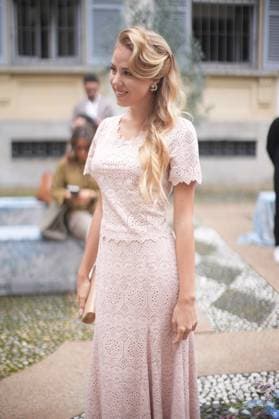 Milan Fashion Week - Women S S 2026 Luisa Beccaria Fashion Show Front Row Palazzo Bovara - Milan, Italy Maria Carolina di Borbone delle Due Sicilie Milan Fashion Week - Women S S 2026 Luisa Beccaria Fashion Show Front Row Palazzo Bovara - Milan, Italy 24th September 2025  Copyright: xMarcoxErbax