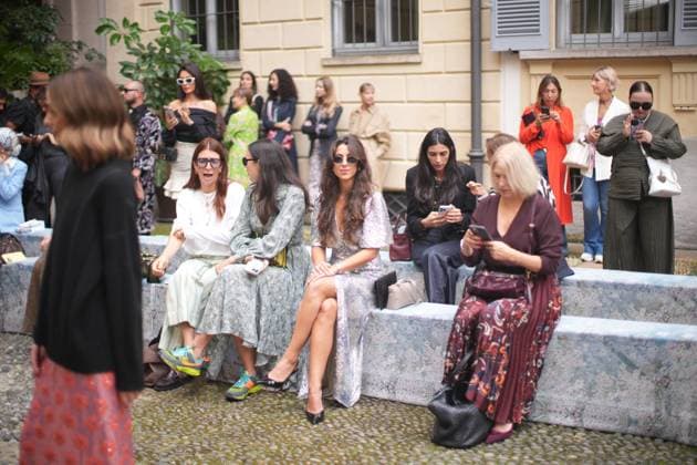 Milan Fashion Week - Women S S 2026 Luisa Beccaria Fashion Show Front Row Palazzo Bovara - Milan, Italy ?;? Milan Fashion Week - Women S S 2026 Luisa Beccaria Fashion Show Front Row Palazzo Bovara - Milan, Italy 24th September 2025  Copyright: xMarcoxErbax