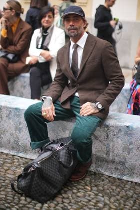 Milan Fashion Week - Women S S 2026 Luisa Beccaria Fashion Show Front Row Palazzo Bovara - Milan, Italy Vittorio Brumotti Milan Fashion Week - Women S S 2026 Luisa Beccaria Fashion Show Front Row Palazzo Bovara - Milan, Italy 24th September 2025  Copyright: xMarcoxErbax