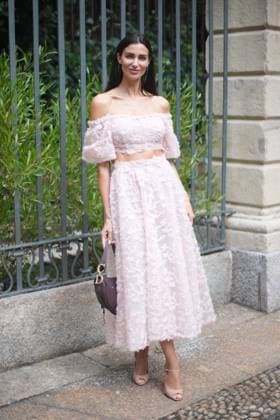 Milan Fashion Week - Women S S 2026 Luisa Beccaria Fashion Show Front Row Palazzo Bovara - Milan, Italy Ilaria Capponi Milan Fashion Week - Women S S 2026 Luisa Beccaria Fashion Show Front Row Palazzo Bovara - Milan, Italy 24th September 2025  Copyright: xMarcoxErbax