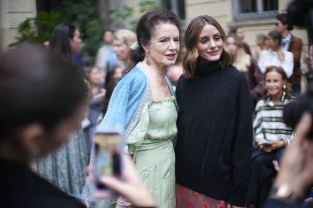 Milan Fashion Week - Women S S 2026 Luisa Beccaria Fashion Show Front Row Palazzo Bovara - Milan, Italy Luisa Beccaria;Olivia Palermo Milan Fashion Week - Women S S 2026 Luisa Beccaria Fashion Show Front Row Palazzo Bovara - Milan, Italy 24th September 2025  Copyright: xMarcoxErbax