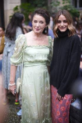 Milan Fashion Week - Women S S 2026 Luisa Beccaria Fashion Show Front Row Palazzo Bovara - Milan, Italy Luisa Beccaria;Olivia Palermo Milan Fashion Week - Women S S 2026 Luisa Beccaria Fashion Show Front Row Palazzo Bovara - Milan, Italy 24th September 2025  Copyright: xMarcoxErbax