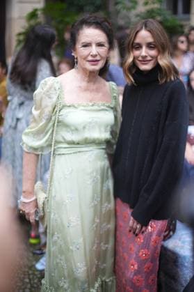 Milan Fashion Week - Women S S 2026 Luisa Beccaria Fashion Show Front Row Palazzo Bovara - Milan, Italy Luisa Beccaria;Olivia Palermo Milan Fashion Week - Women S S 2026 Luisa Beccaria Fashion Show Front Row Palazzo Bovara - Milan, Italy 24th September 2025  Copyright: xMarcoxErbax