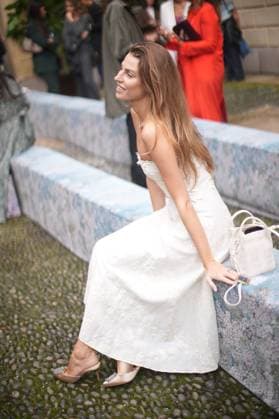 Milan Fashion Week - Women S S 2026 Luisa Beccaria Fashion Show Front Row Palazzo Bovara - Milan, Italy Sara Pagliaroli Milan Fashion Week - Women S S 2026 Luisa Beccaria Fashion Show Front Row Palazzo Bovara - Milan, Italy 24th September 2025  Copyright: xMarcoxErbax