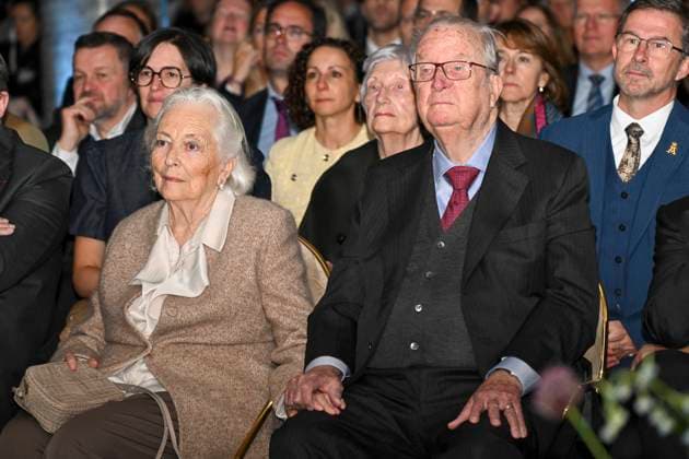King Albert II Institute Brussels , 25 09 2025 : Their Majesties King Albert II and Queen Paola attend the official inauguration of the King Albert II Institute of the Saint-Luc University Hospitals in Woluwe-Saint-Lambert. Starting at the end of September 2025, the new institute will bring together all oncology and hematology activities, just a stone s throw from the main building of the Saint-Luc University Hospitals. Pix : Credit : Peter De Smedt CC . Brussels Belgium  Copyright: xContentxCurationx PeterxDexSmedtx xCCx