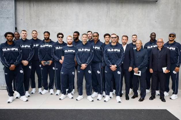 MFW Photocall Emporio Armani MP Olimpia Milano basket team attends the Emporio Armani fashion show during Milan s Fashion Week Womenswear Spring Summer 2026, on September 25, 2025 in Milan (Italy), Italy. Photo by Marco Piovanotto Abacapress.com  Copyright: xPiovanottoxMarco ABACAx