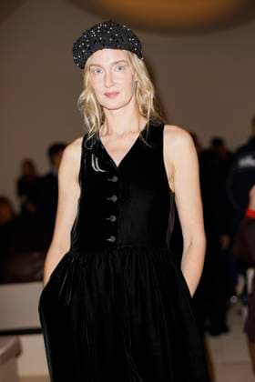 MFW Photocall Emporio Armani MP Eva Riccobono attend the Emporio Armani fashion show during Milan s Fashion Week Womenswear Spring Summer 2026, on September 25, 2025 in Milan (Italy), Italy. Photo by Marco Piovanotto Abacapress.com  Copyright: xPiovanottoxMarco ABACAx