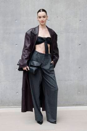 MFW Photocall Emporio Armani MP Saskia Lambert attends the Emporio Armani fashion show during Milan s Fashion Week Womenswear Spring Summer 2026, on September 25, 2025 in Milan (Italy), Italy. Photo by Marco Piovanotto Abacapress.com  Copyright: xPiovanottoxMarco ABACAx