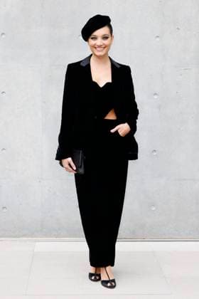 MFW Photocall Emporio Armani MP Maria Sole Pollio attends the Emporio Armani fashion show during Milan s Fashion Week Womenswear Spring Summer 2026, on September 25, 2025 in Milan (Italy), Italy. Photo by Marco Piovanotto Abacapress.com  Copyright: xPiovanottoxMarco ABACAx