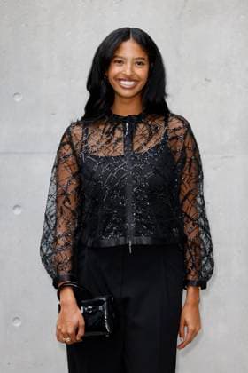 MFW Photocall Emporio Armani MP Natalia Diamante Bryant attends the Emporio Armani fashion show during Milan s Fashion Week Womenswear Spring Summer 2026, on September 25, 2025 in Milan (Italy), Italy. Photo by Marco Piovanotto Abacapress.com  Copyright: xPiovanottoxMarco ABACAx