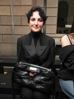 Milan, Milan Women s Fashion Week Spring Summer 2026 - MM6 Maison Margiela Fashion Show - Front Row Guests Pictured: Arisa (Rosalba Pippa)  Copyright: xRiccardoxGiordanox xipa-agency.netx xRiccardoxGiordanox IPA_Agency_IPA65739676