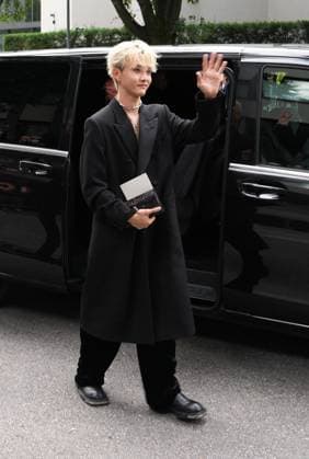 Milan, Many people, influencers, VIPs outside the Armani fashion shows in Via Bergognone. In the photo: INI  Copyright: xDuilioxPiaggesix xipa-agency.netx xDuilioxPiaggesix IPA_Agency_IPA65734855