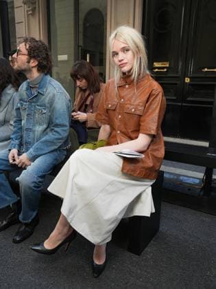 Milan, Milan Women s Fashion Week Spring Summer 2026 - MM6 Maison Margiela Fashion Show - Front Row Guests In the photo: Stella Lucia  Copyright: xRiccardoxGiordanox xipa-agency.netx xRiccardoxGiordanox IPA_Agency_IPA65739585