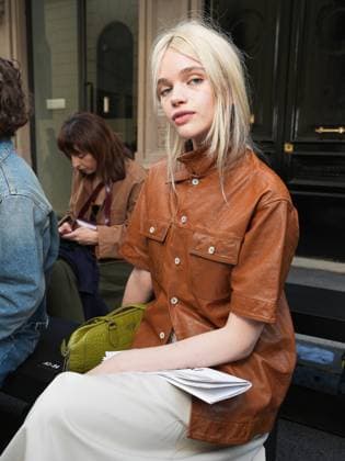 Milan, Milan Women s Fashion Week Spring Summer 2026 - MM6 Maison Margiela Fashion Show - Front Row Guests In the photo: Stella Lucia  Copyright: xRiccardoxGiordanox xipa-agency.netx xRiccardoxGiordanox IPA_Agency_IPA65739593