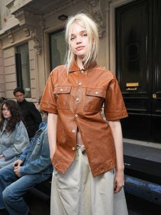 Milan, Italy, Italy: Milan, Milan Women s Fashion Week Spring Summer 2026 - MM6 Maison Margiela Fashion Show - Front Row Guests In the photo: Stella Lucia Milan Italy  - ZUMAp169 20250925_zea_p169_1188 Copyright: xRiccardoxGiordanox