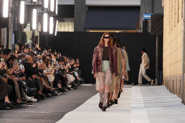 Milan, Italy, Italy: Milan, Milan Women s Fashion Week Spring Summer 2026 - MM6 Maison Margiela Fashion Show Milan Italy  - ZUMAp169 20250925_zea_p169_1280 Copyright: xRiccardoxGiordanox