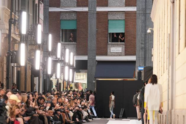 Milan, Milan Women s Fashion Week Spring Summer 2026 - MM6 Maison Margiela Fashion Show -  Copyright: xRiccardoxGiordanox xipa-agency.netx xRiccardoxGiordanox IPA_Agency_IPA65741102