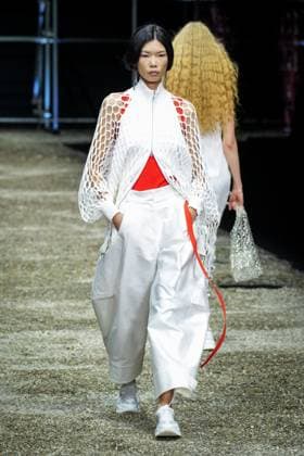 Anteprima fashion show during the Milan Fashion Week - Womenswear S S 2026 in Milan, Italy on 25 September 2025. A model walks the runway at the Anteprima fashion show during the Milan Fashion Week - Womenswear Spring Summer 2026 in Milan, Italy on 25 September 2025., Credit:Stefano Costantino TTL Avalon Italy, Milan  Copyright: xStefanoxCostantinoxTTLx xAvalonx 1040269997