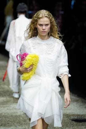Anteprima fashion show during the Milan Fashion Week - Womenswear S S 2026 in Milan, Italy on 25 September 2025. A model walks the runway at the Anteprima fashion show during the Milan Fashion Week - Womenswear Spring Summer 2026 in Milan, Italy on 25 September 2025., Credit:Stefano Costantino TTL Avalon Italy, Milan  Copyright: xStefanoxCostantinoxTTLx xAvalonx 1040270069