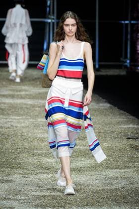 Anteprima fashion show during the Milan Fashion Week - Womenswear S S 2026 in Milan, Italy on 25 September 2025. A model walks the runway at the Anteprima fashion show during the Milan Fashion Week - Womenswear Spring Summer 2026 in Milan, Italy on 25 September 2025., Credit:Stefano Costantino TTL Avalon Italy, Milan  Copyright: xStefanoxCostantinoxTTLx xAvalonx 1040270093