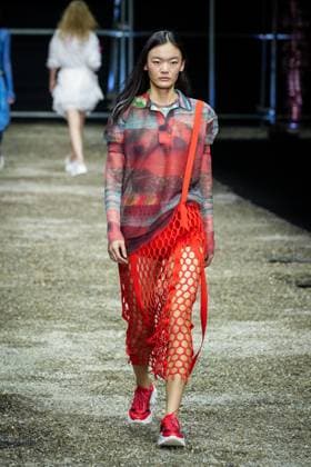 Anteprima fashion show during the Milan Fashion Week - Womenswear S S 2026 in Milan, Italy on 25 September 2025. A model walks the runway at the Anteprima fashion show during the Milan Fashion Week - Womenswear Spring Summer 2026 in Milan, Italy on 25 September 2025., Credit:Stefano Costantino TTL Avalon Italy, Milan  Copyright: xStefanoxCostantinoxTTLx xAvalonx 1040270142