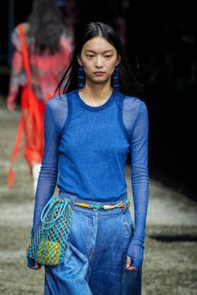 Anteprima fashion show during the Milan Fashion Week - Womenswear S S 2026 in Milan, Italy on 25 September 2025. A model walks the runway at the Anteprima fashion show during the Milan Fashion Week - Womenswear Spring Summer 2026 in Milan, Italy on 25 September 2025., Credit:Stefano Costantino TTL Avalon Italy, Milan  Copyright: xStefanoxCostantinoxTTLx xAvalonx 1040270181