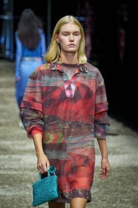 Anteprima fashion show during the Milan Fashion Week - Womenswear S S 2026 in Milan, Italy on 25 September 2025. A model walks the runway at the Anteprima fashion show during the Milan Fashion Week - Womenswear Spring Summer 2026 in Milan, Italy on 25 September 2025., Credit:Stefano Costantino TTL Avalon Italy, Milan  Copyright: xStefanoxCostantinoxTTLx xAvalonx 1040270204
