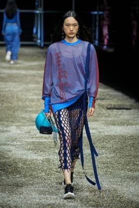 Anteprima fashion show during the Milan Fashion Week - Womenswear S S 2026 in Milan, Italy on 25 September 2025. A model walks the runway at the Anteprima fashion show during the Milan Fashion Week - Womenswear Spring Summer 2026 in Milan, Italy on 25 September 2025., Credit:Stefano Costantino TTL Avalon Italy, Milan  Copyright: xStefanoxCostantinoxTTLx xAvalonx 1040270216