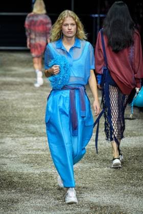Anteprima fashion show during the Milan Fashion Week - Womenswear S S 2026 in Milan, Italy on 25 September 2025. A model walks the runway at the Anteprima fashion show during the Milan Fashion Week - Womenswear Spring Summer 2026 in Milan, Italy on 25 September 2025., Credit:Stefano Costantino TTL Avalon Italy, Milan  Copyright: xStefanoxCostantinoxTTLx xAvalonx 1040270238