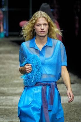 Anteprima fashion show during the Milan Fashion Week - Womenswear S S 2026 in Milan, Italy on 25 September 2025. A model walks the runway at the Anteprima fashion show during the Milan Fashion Week - Womenswear Spring Summer 2026 in Milan, Italy on 25 September 2025., Credit:Stefano Costantino TTL Avalon Italy, Milan  Copyright: xStefanoxCostantinoxTTLx xAvalonx 1040270250