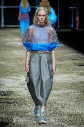 Anteprima fashion show during the Milan Fashion Week - Womenswear S S 2026 in Milan, Italy on 25 September 2025. A model walks the runway at the Anteprima fashion show during the Milan Fashion Week - Womenswear Spring Summer 2026 in Milan, Italy on 25 September 2025., Credit:Stefano Costantino TTL Avalon Italy, Milan  Copyright: xStefanoxCostantinoxTTLx xAvalonx 1040270322