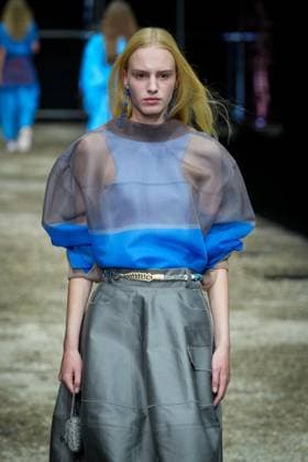 Anteprima fashion show during the Milan Fashion Week - Womenswear S S 2026 in Milan, Italy on 25 September 2025. A model walks the runway at the Anteprima fashion show during the Milan Fashion Week - Womenswear Spring Summer 2026 in Milan, Italy on 25 September 2025., Credit:Stefano Costantino TTL Avalon Italy, Milan  Copyright: xStefanoxCostantinoxTTLx xAvalonx 1040270354