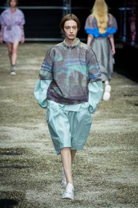 Anteprima fashion show during the Milan Fashion Week - Womenswear S S 2026 in Milan, Italy on 25 September 2025. A model walks the runway at the Anteprima fashion show during the Milan Fashion Week - Womenswear Spring Summer 2026 in Milan, Italy on 25 September 2025., Credit:Stefano Costantino TTL Avalon Italy, Milan  Copyright: xStefanoxCostantinoxTTLx xAvalonx 1040270381