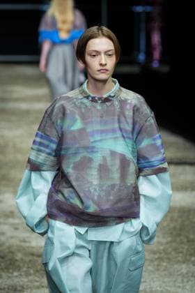 Anteprima fashion show during the Milan Fashion Week - Womenswear S S 2026 in Milan, Italy on 25 September 2025. A model walks the runway at the Anteprima fashion show during the Milan Fashion Week - Womenswear Spring Summer 2026 in Milan, Italy on 25 September 2025., Credit:Stefano Costantino TTL Avalon Italy, Milan  Copyright: xStefanoxCostantinoxTTLx xAvalonx 1040270410