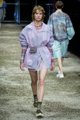 Anteprima fashion show during the Milan Fashion Week - Womenswear S S 2026 in Milan, Italy on 25 September 2025. A model walks the runway at the Anteprima fashion show during the Milan Fashion Week - Womenswear Spring Summer 2026 in Milan, Italy on 25 September 2025., Credit:Stefano Costantino TTL Avalon Italy, Milan  Copyright: xStefanoxCostantinoxTTLx xAvalonx 1040270430