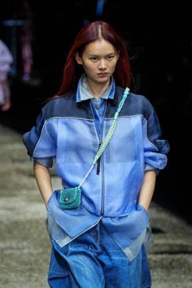 Anteprima fashion show during the Milan Fashion Week - Womenswear S S 2026 in Milan, Italy on 25 September 2025. A model walks the runway at the Anteprima fashion show during the Milan Fashion Week - Womenswear Spring Summer 2026 in Milan, Italy on 25 September 2025., Credit:Stefano Costantino TTL Avalon Italy, Milan  Copyright: xStefanoxCostantinoxTTLx xAvalonx 1040270480