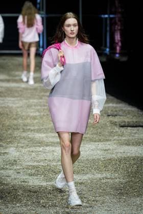 Anteprima fashion show during the Milan Fashion Week - Womenswear S S 2026 in Milan, Italy on 25 September 2025. A model walks the runway at the Anteprima fashion show during the Milan Fashion Week - Womenswear Spring Summer 2026 in Milan, Italy on 25 September 2025., Credit:Stefano Costantino TTL Avalon Italy, Milan  Copyright: xStefanoxCostantinoxTTLx xAvalonx 1040270651