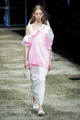 Anteprima fashion show during the Milan Fashion Week - Womenswear S S 2026 in Milan, Italy on 25 September 2025. A model walks the runway at the Anteprima fashion show during the Milan Fashion Week - Womenswear Spring Summer 2026 in Milan, Italy on 25 September 2025., Credit:Stefano Costantino TTL Avalon Italy, Milan  Copyright: xStefanoxCostantinoxTTLx xAvalonx 1040270722
