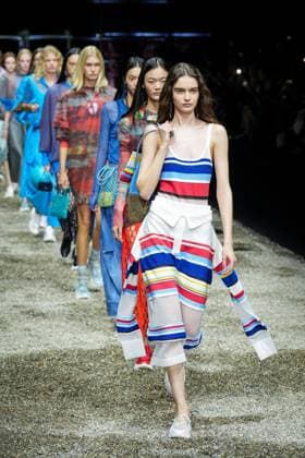 Anteprima fashion show during the Milan Fashion Week - Womenswear S S 2026 in Milan, Italy on 25 September 2025. A model walks the runway at the Anteprima fashion show during the Milan Fashion Week - Womenswear Spring Summer 2026 in Milan, Italy on 25 September 2025., Credit:Stefano Costantino TTL Avalon Italy, Milan  Copyright: xStefanoxCostantinoxTTLx xAvalonx 1040271059