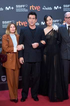 73rd San Sebastian International Film Festival: Ballad of a Small Player Red Carpet Colin Farrell, Fala Chen attended Ballad of a Small Player Red Carpet during 73rd San Sebastian International Film Festival at Kursaal Theatre on September 25, 2025 in Donostia San Sebastian, Spain Photo by IMAGO MPG Donostia San Sebastian Kursaal Theatre Euskadi Spain  Copyright: xMPGx