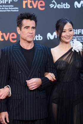 73rd San Sebastian International Film Festival: Ballad of a Small Player Red Carpet Colin Farrell, Fala Chen attended Ballad of a Small Player Red Carpet during 73rd San Sebastian International Film Festival at Kursaal Theatre on September 25, 2025 in Donostia San Sebastian, Spain Photo by IMAGO MPG Donostia San Sebastian Kursaal Theatre Euskadi Spain  Copyright: xMPGx