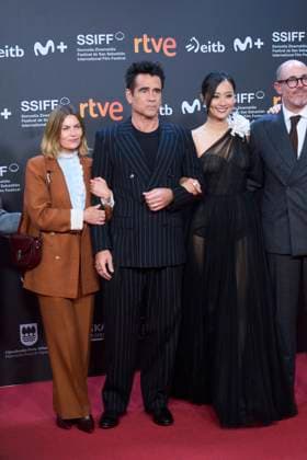 73rd San Sebastian International Film Festival: Ballad of a Small Player Red Carpet Colin Farrell, Fala Chen attended Ballad of a Small Player Red Carpet during 73rd San Sebastian International Film Festival at Kursaal Theatre on September 25, 2025 in Donostia San Sebastian, Spain Photo by IMAGO MPG Donostia San Sebastian Kursaal Theatre Euskadi Spain  Copyright: xMPGx