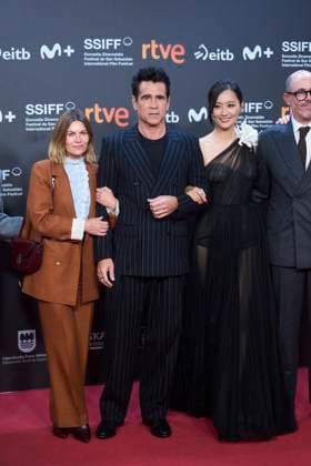 73rd San Sebastian International Film Festival: Ballad of a Small Player Red Carpet Colin Farrell, Fala Chen attended Ballad of a Small Player Red Carpet during 73rd San Sebastian International Film Festival at Kursaal Theatre on September 25, 2025 in Donostia San Sebastian, Spain Photo by IMAGO MPG Donostia San Sebastian Kursaal Theatre Euskadi Spain  Copyright: xMPGx
