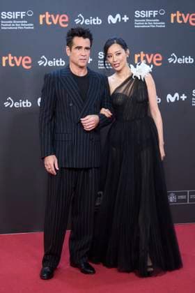 73rd San Sebastian International Film Festival: Ballad of a Small Player Red Carpet Colin Farrell, Fala Chen attended Ballad of a Small Player Red Carpet during 73rd San Sebastian International Film Festival at Kursaal Theatre on September 25, 2025 in Donostia San Sebastian, Spain Photo by IMAGO MPG Donostia San Sebastian Kursaal Theatre Euskadi Spain  Copyright: xMPGx