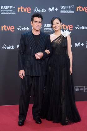 73rd San Sebastian International Film Festival: Ballad of a Small Player Red Carpet Colin Farrell, Fala Chen attended Ballad of a Small Player Red Carpet during 73rd San Sebastian International Film Festival at Kursaal Theatre on September 25, 2025 in Donostia San Sebastian, Spain Photo by IMAGO MPG Donostia San Sebastian Kursaal Theatre Euskadi Spain  Copyright: xMPGx
