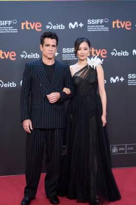 73rd San Sebastian International Film Festival: Ballad of a Small Player Red Carpet Colin Farrell, Fala Chen attended Ballad of a Small Player Red Carpet during 73rd San Sebastian International Film Festival at Kursaal Theatre on September 25, 2025 in Donostia San Sebastian, Spain Photo by IMAGO MPG Donostia San Sebastian Kursaal Theatre Euskadi Spain  Copyright: xMPGx