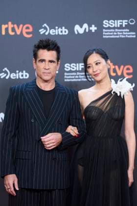 73rd San Sebastian International Film Festival: Ballad of a Small Player Red Carpet Colin Farrell, Fala Chen attended Ballad of a Small Player Red Carpet during 73rd San Sebastian International Film Festival at Kursaal Theatre on September 25, 2025 in Donostia San Sebastian, Spain Photo by IMAGO MPG Donostia San Sebastian Kursaal Theatre Euskadi Spain  Copyright: xMPGx