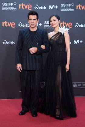 73rd San Sebastian International Film Festival: Ballad of a Small Player Red Carpet Colin Farrell, Fala Chen attended Ballad of a Small Player Red Carpet during 73rd San Sebastian International Film Festival at Kursaal Theatre on September 25, 2025 in Donostia San Sebastian, Spain Photo by IMAGO MPG Donostia San Sebastian Kursaal Theatre Euskadi Spain  Copyright: xMPGx