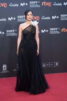 73rd San Sebastian International Film Festival: Ballad of a Small Player Red Carpet Fala Chen attended Ballad of a Small Player Red Carpet during 73rd San Sebastian International Film Festival at Kursaal Theatre on September 25, 2025 in Donostia San Sebastian, Spain Photo by IMAGO MPG Donostia San Sebastian Kursaal Theatre Euskadi Spain  Copyright: xMPGx