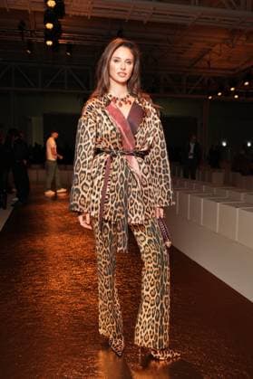 Milan, Milan Women s Fashion Week Spring Summer 2026 - Women s Fashion, Spring Summer 2026. - Roberto Cavalli Fashion Show - Arrivals in the photo: Carina Zavline  Copyright: xRiccardoxGIordanox xipa-agency.netx xRiccardoxGiordano IPAx IPA_Agency_IPA65747365
